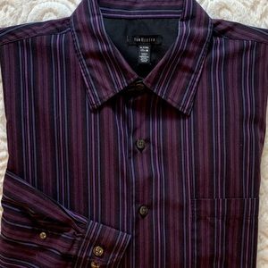 Van Heusen Men’s Button-down, 17.5-18” neck